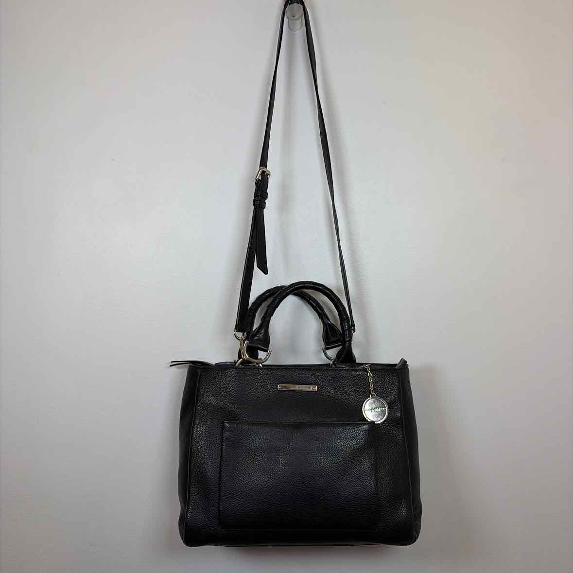 Pre-Owned Donna Karan Black Leather Handbag