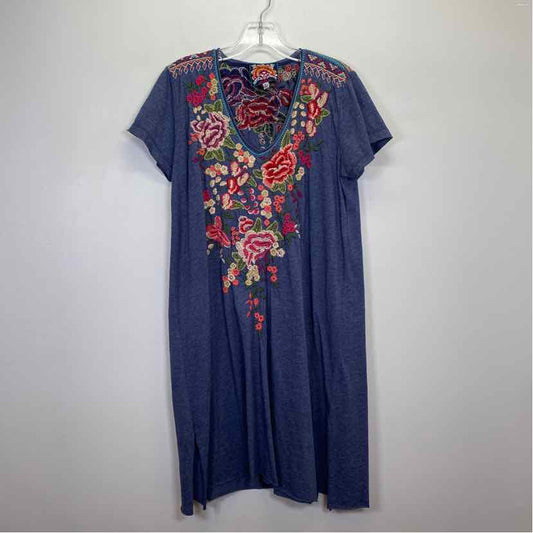 Pre-Owned Size S Johnny Was Navy Casual Dress