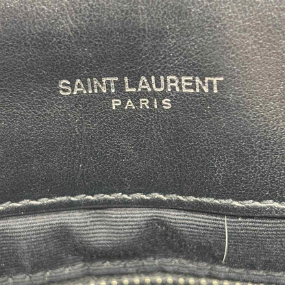 Pre-Owned Saint Laurent Black Leather Designer Handbag
