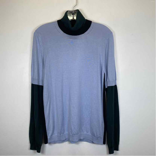 Pre-Owned Burberry Blue Multi Silk Women Size M Designer Clothes