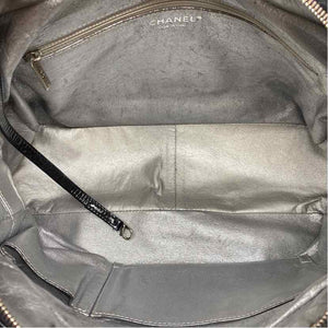 Pre-Owned Chanel Black Patent Designer Handbag