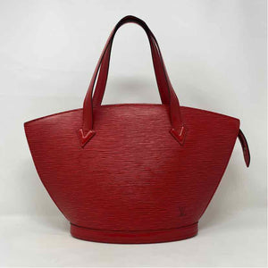 Pre-Owned Louis Vuitton Red Leather Designer Handbag