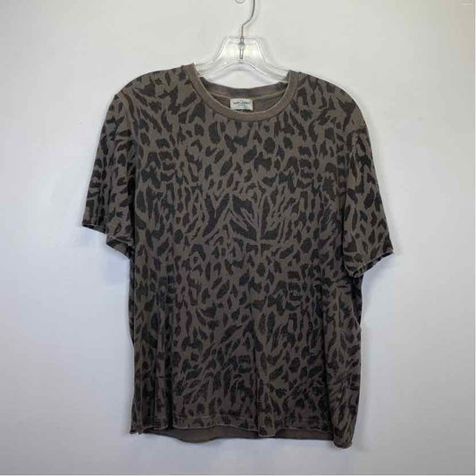 Pre-Owned Saint Laurent Leopard Cotton Women Size S Designer Clothes