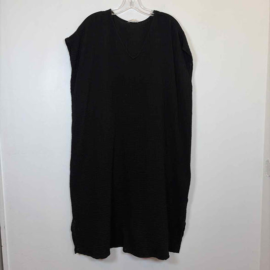 Pre-Owned Size XL Eileen Fisher Black Casual Dress
