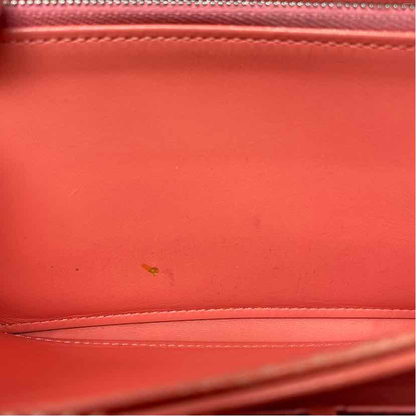 Pre-Owned Louis Vuitton Stripe Multi Patent Designer Wallet