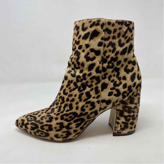 Pre-Owned Shoe Size 9 Sam Edelman Leopard Booties