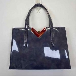 Pre-Owned Cara Grey Multi Patent Handbag