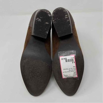 Pre-Owned Shoe Size 9.5 Vaneli Brown Multi Booties