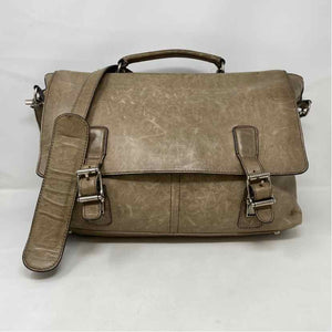 Pre-Owned FRYE Grey Leather Handbag