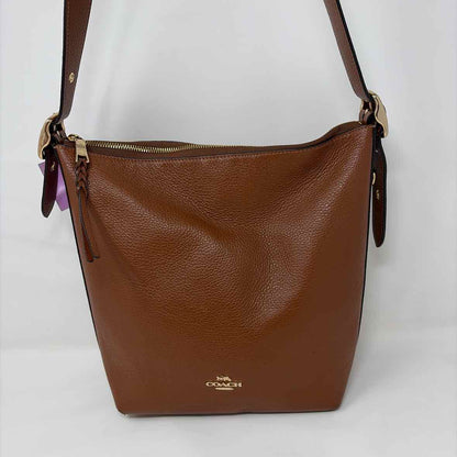 Pre-Owned Coach Cognac Leather Handbag