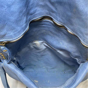 Pre-Owned Bolsa Nova Blue Leather Handbag