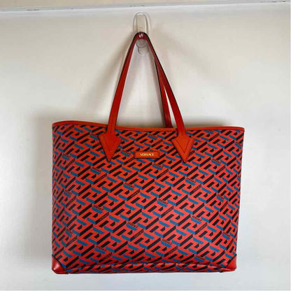 Pre-Owned Versace Multi Leather Designer Handbag