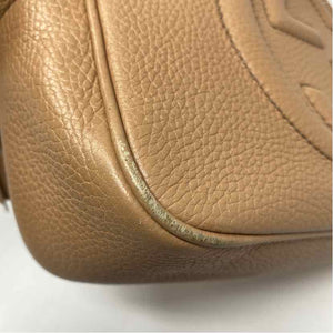 Pre-Owned Gucci Tan Leather Designer Handbag