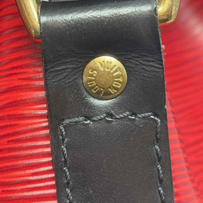 Pre-Owned Louis Vuitton Red Leather Designer Handbag