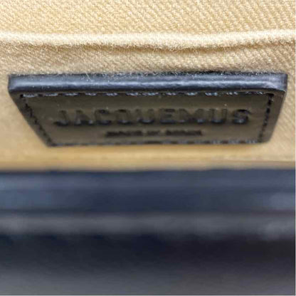 Pre-Owned Jacquemus Black Leather Designer Handbag