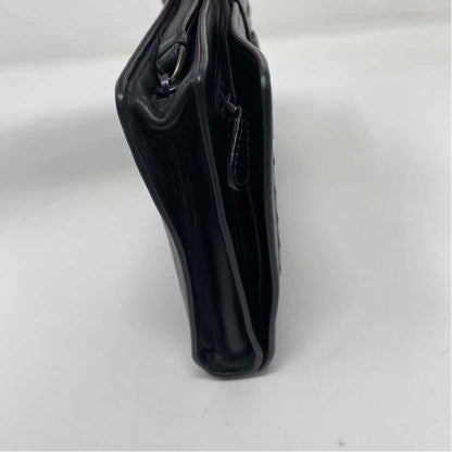 Pre-Owned Bottega Veneta Black Leather Designer Wallet