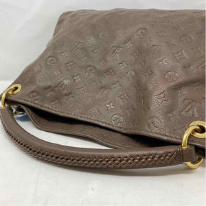 Pre-Owned Louis Vuitton Taupe Leather Designer Handbag