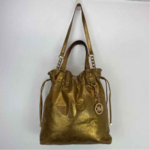 Pre-Owned MICHAEL by Michael Kors Gold Leather Handbag