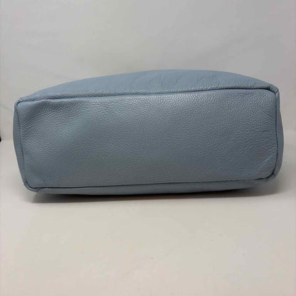 Pre-Owned Made in Italy Light Blue Leather Handbag
