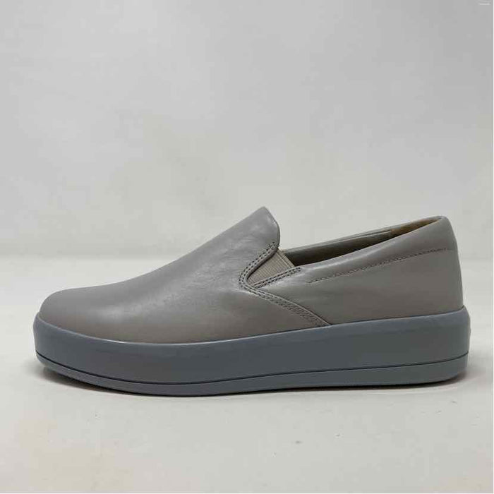 Pre-Owned Prada Grey Leather Shoe Size 6 Designer Shoes