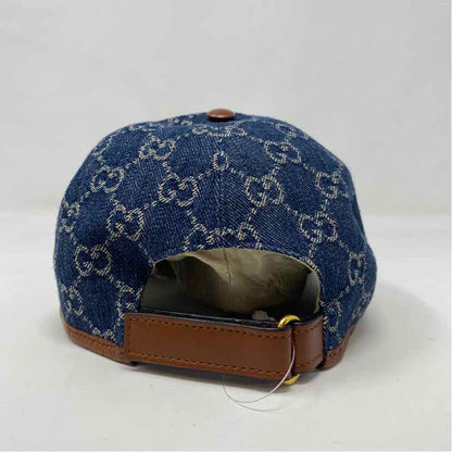 Pre-Owned Gucci Denim Denim Designer Hats