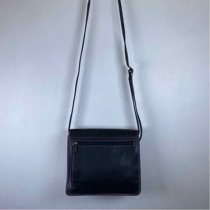 Pre-Owned Derek Alexander Black Multi Leather Handbag