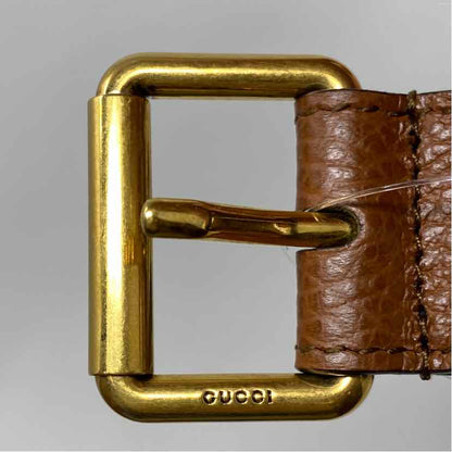 Pre-Owned Gucci Denim Denim Designer Belt