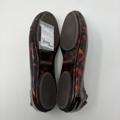 Pre-Owned Shoe Size 8.5 Tory Burch Tortoise Flats