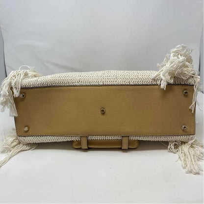 Pre-Owned Chloe Beige Knit Designer Handbag