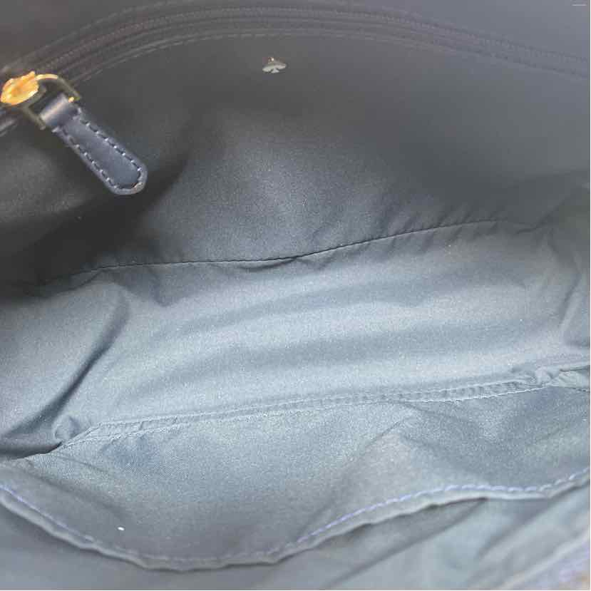 Pre-Owned Kate Spade Blue Polka Dot Nylon Handbag