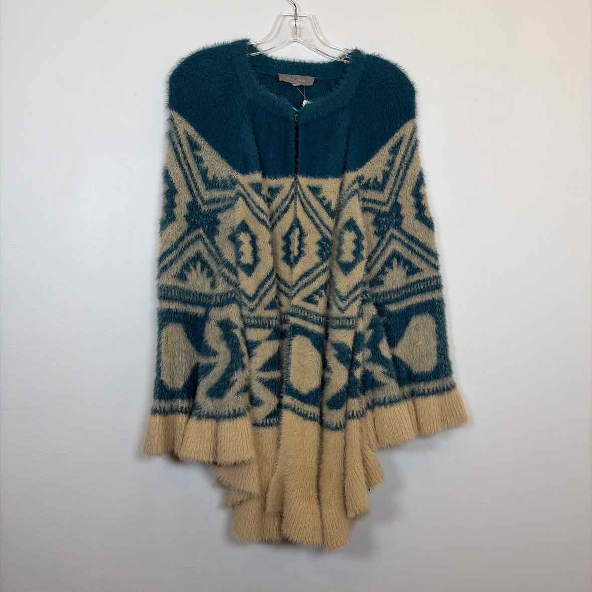 Pre-Owned Size XL Cobble Lane Tan Multi Sweater