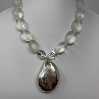 Pre-Owned Simon Sebbag Designs Clear Stones Necklace