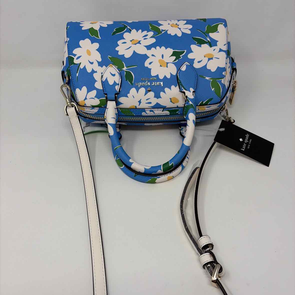 Pre-Owned Kate Spade Blue Leather Handbag