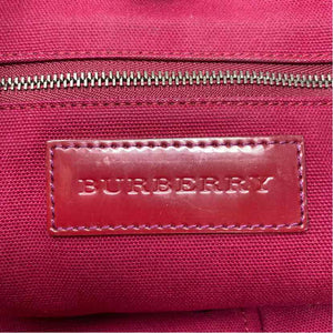 Pre-Owned Burberry Plaid Canvas Designer Handbag