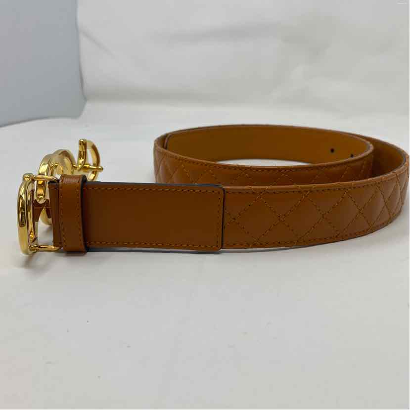 Pre-Owned Gucci Cognac Leather Designer Belt