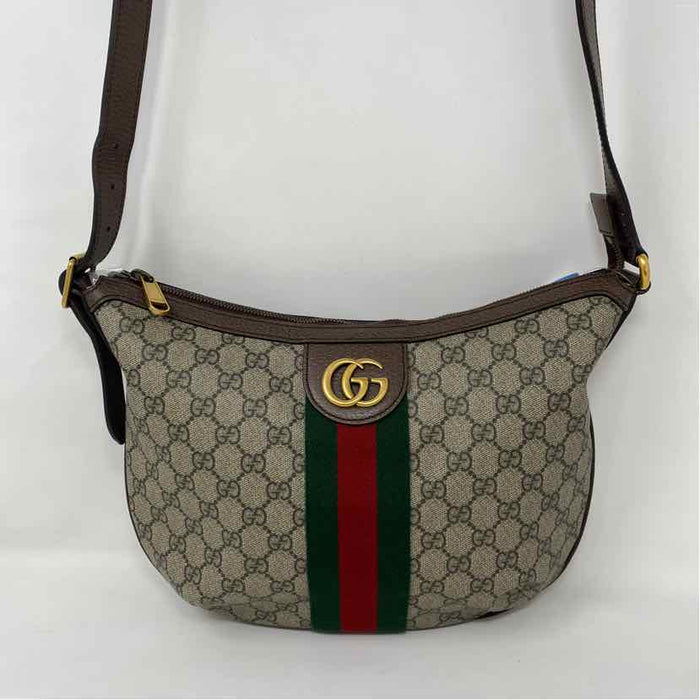 Pre-Owned Gucci Monogram Canvas Designer Handbag
