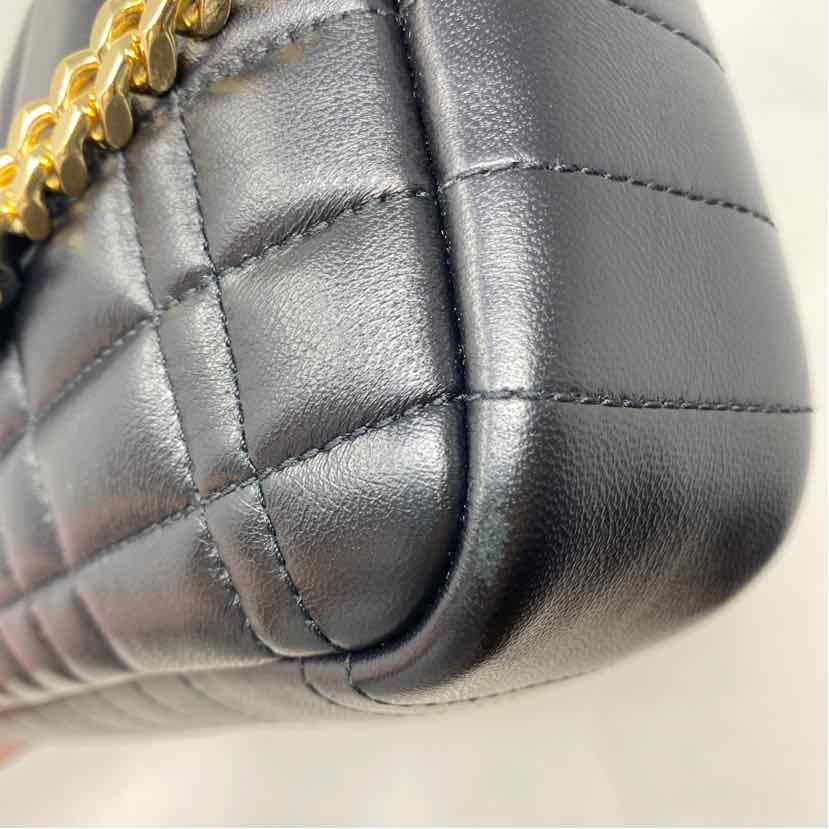 Pre-Owned Burberry Black Leather Designer Handbag