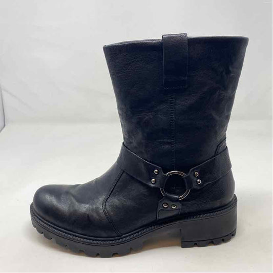Pre-Owned Shoe Size 38/7 Made in Italy Black Booties