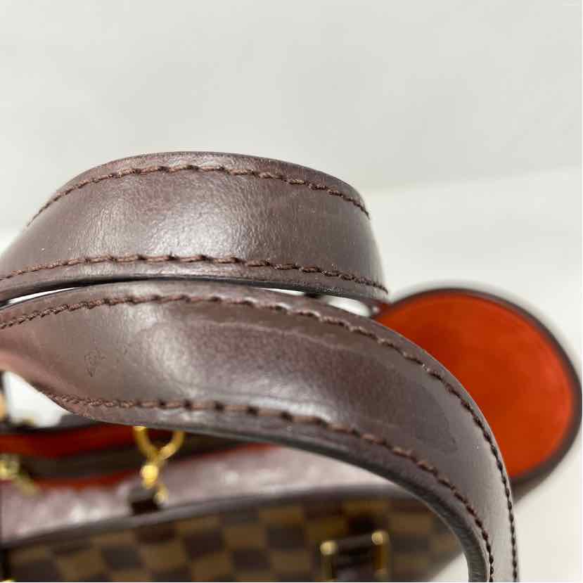 Pre-Owned Louis Vuitton Damier Eben Canvas Designer Handbag