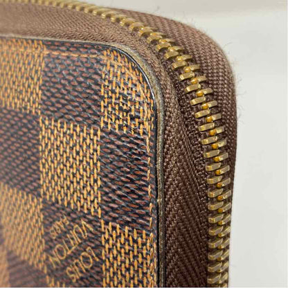 Pre-Owned Louis Vuitton Damier Eben Canvas Designer Wallet