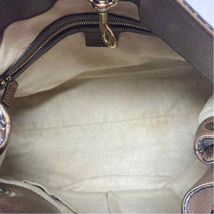 Pre-Owned Gucci Brown Leather Designer Handbag