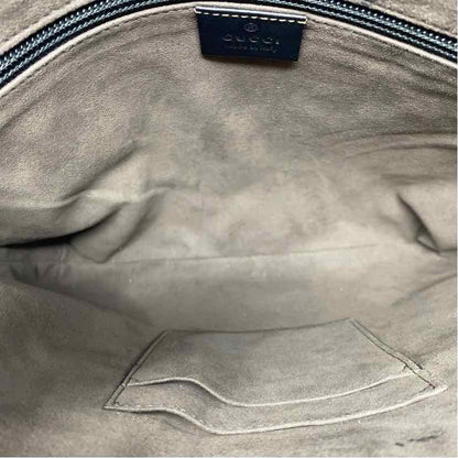 Pre-Owned Gucci Black Leather Designer Handbag