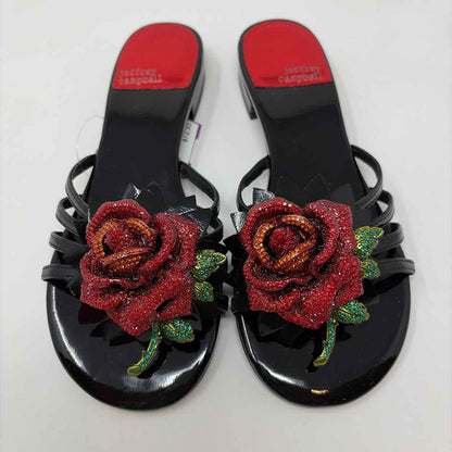 Pre-Owned Shoe Size 5.5 Jeffery Campbell Black/Red Sandals
