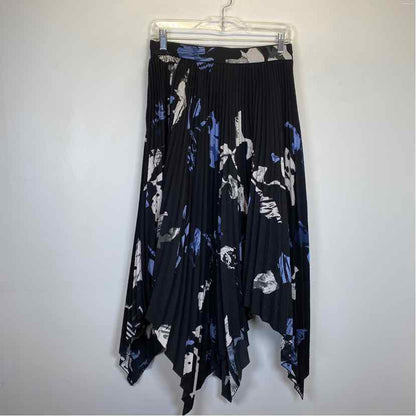 Pre-Owned Size 6/M Proenza Schouler Black Multi Skirt