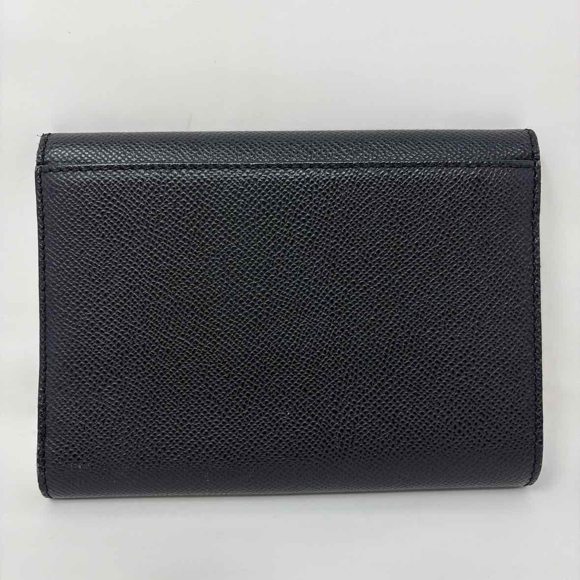 Pre-Owned Chanel Black Leather Designer Wallet