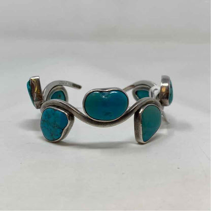 Pre-Owned Charles Albert Turquoise Sterling Bracelet
