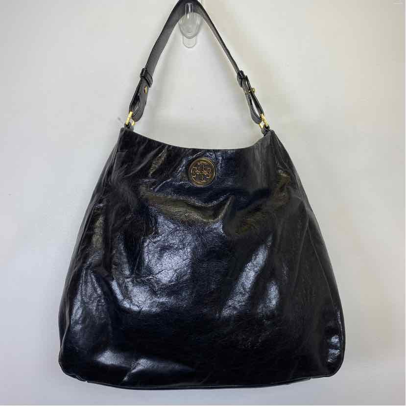 Pre-Owned Tory Burch Black Leather Handbag