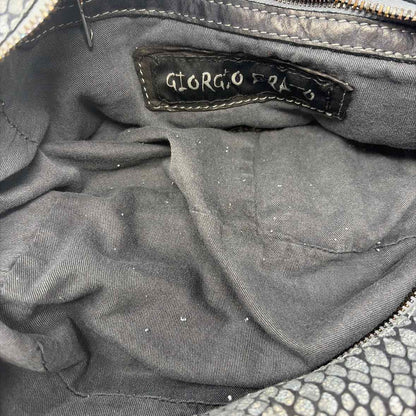 Pre-Owned Giorgio Brato Blue Leather Handbag