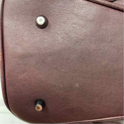 Pre-Owned Burberry Plum Leather Designer Handbag