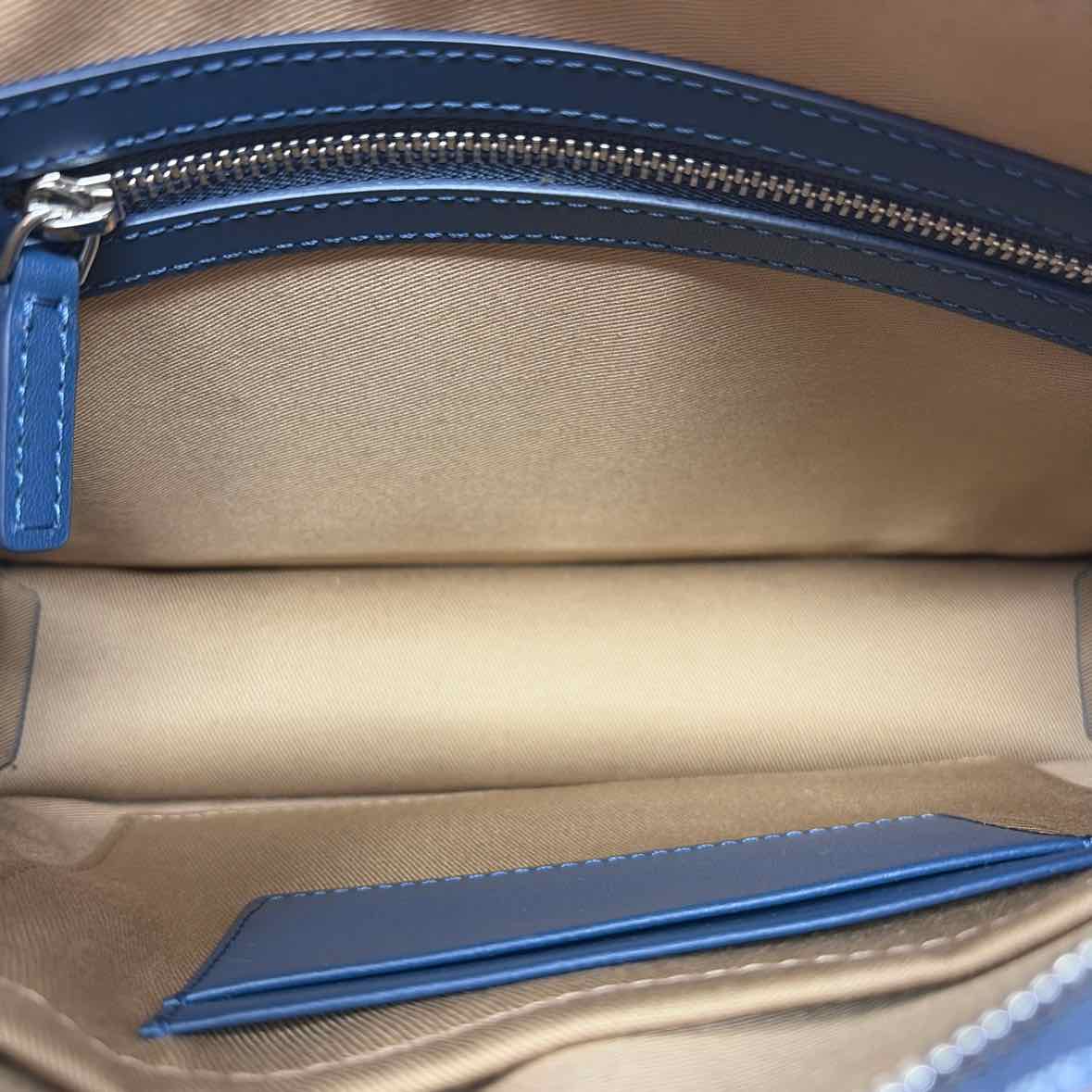 Pre-Owned MCM Denim Canvas Designer Handbag